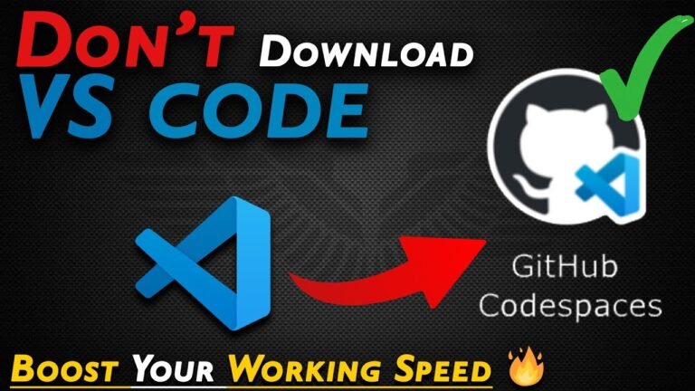 FREE Cloud CODING feature with Storage for Developers with Low End PC by GitHub Codespaces | தமிழ்
